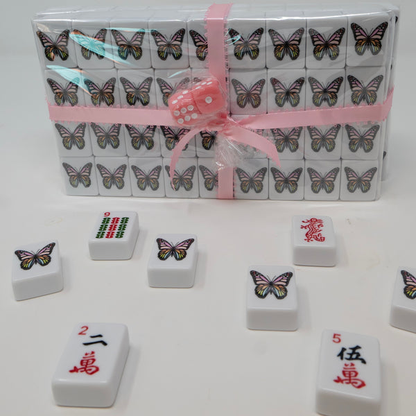 Butterfly Mahjong Tiles