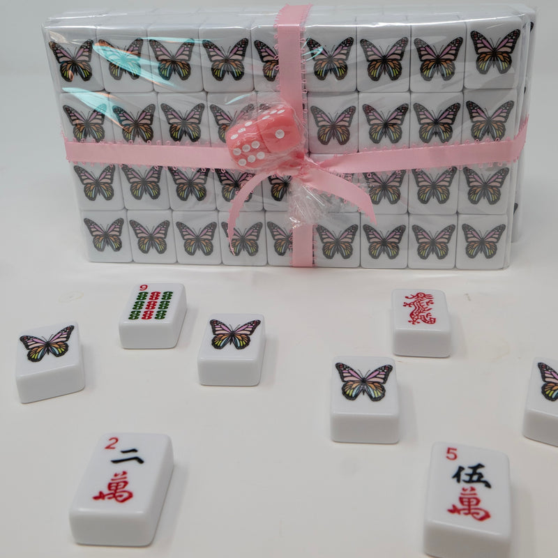 Butterfly Mahjong Tiles