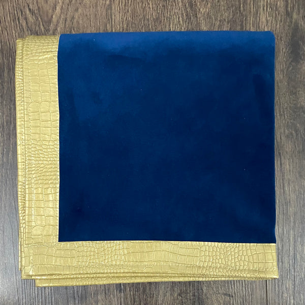 Navy Velvet Table Cloth